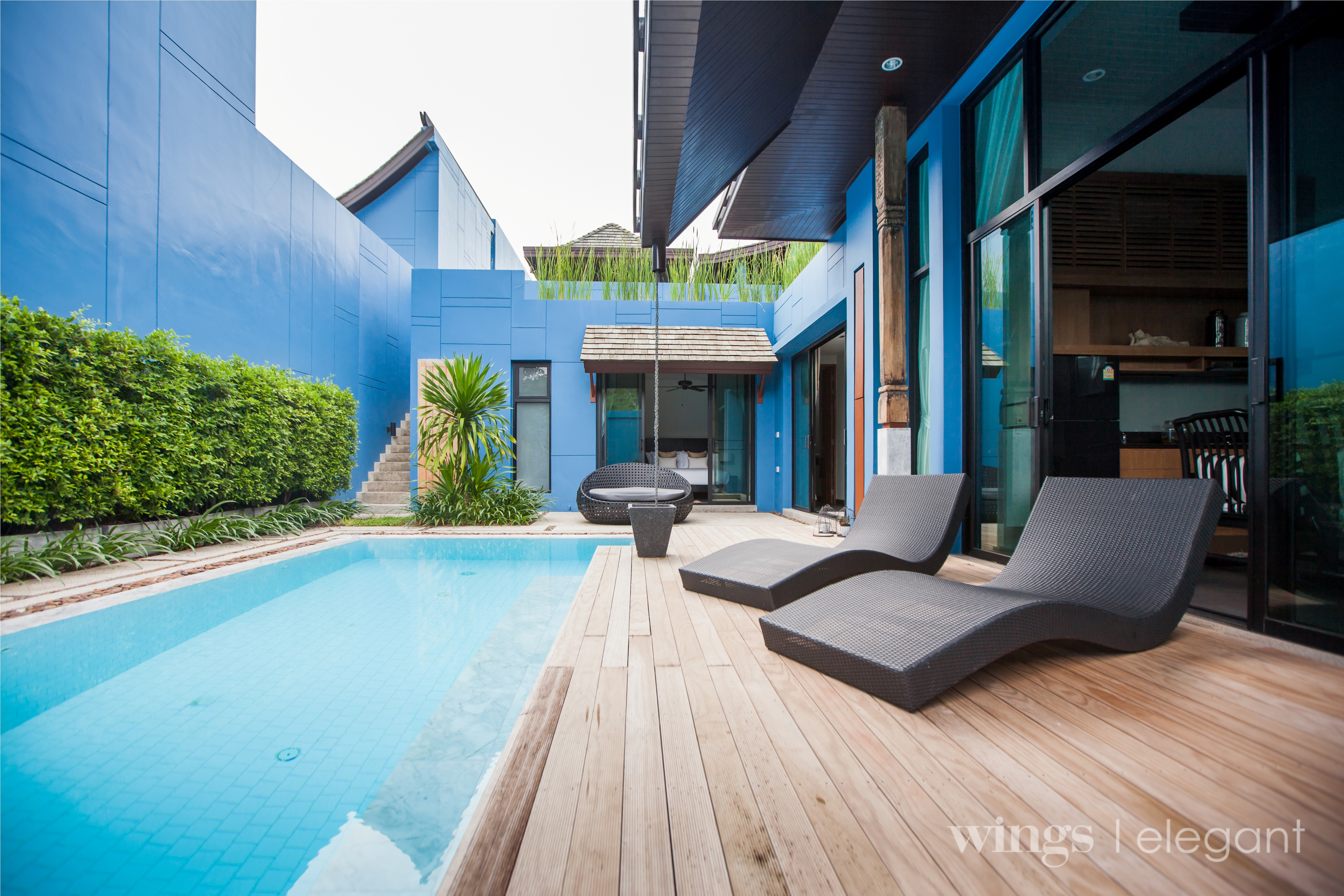 Comfortable pool villa